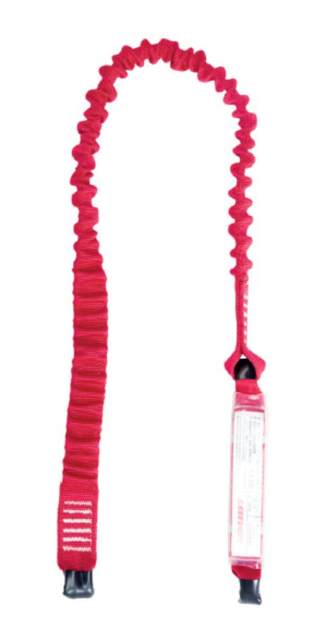 ABM LE energy absorber with elastic lanyard